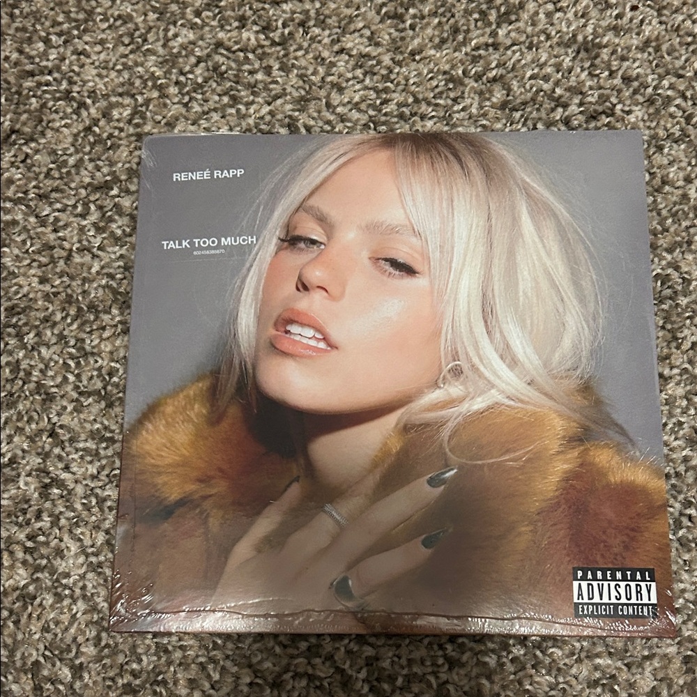 Renee Rapp "Talk Too Much" Vinyl — Blonde, Brown Fur Cover